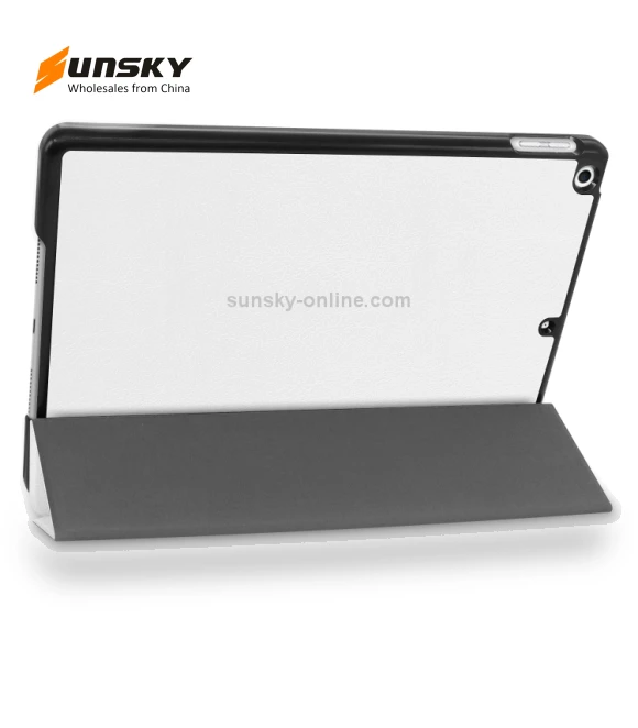 Custer Texture Horizontal Flip Smart PU Leather Case for iPad 10.2 — Protective Cases
