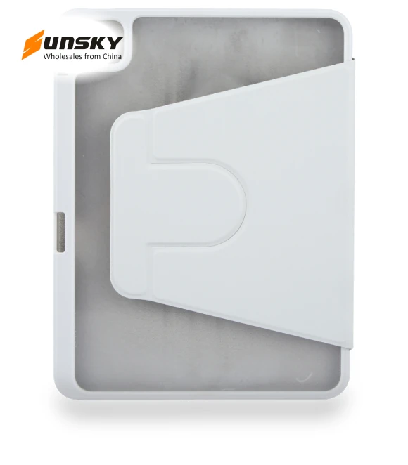Acrylic TPU 3-folding Rotating Smart Tablet Leather Case for iPad 10th Gen 10.9 2022 — Protective Cases, GEBEI