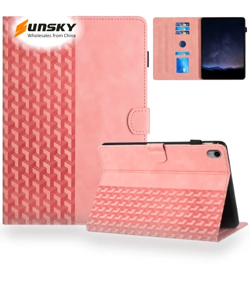 Building Blocks Embossed Leather Smart Tablet Case for iPad 10th Gen 10.9 2022 — Cases