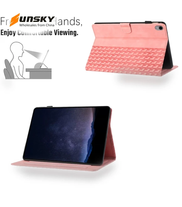 Building Blocks Embossed Leather Smart Tablet Case for iPad 10th Gen 10.9 2022 — Cases