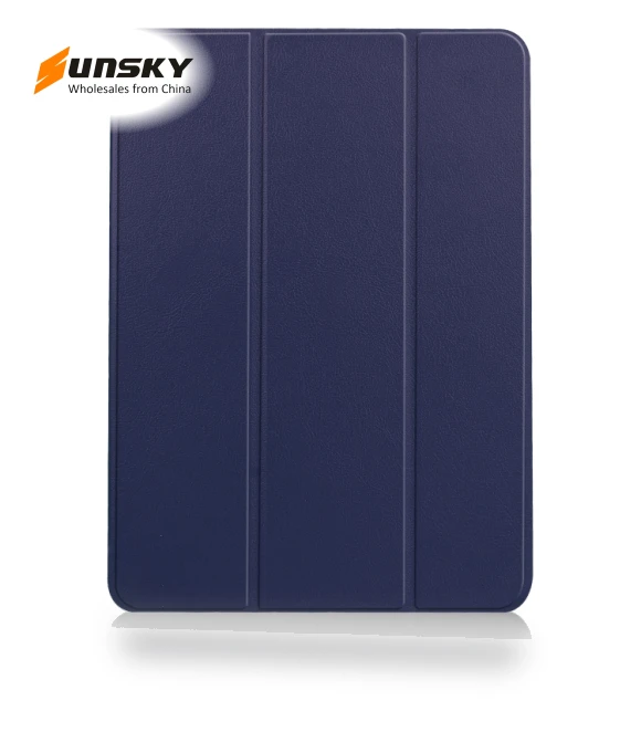 3-Fold Holder Smart Leather Tablet Case for iPad Air 13 2024 — Keyboard Cases, Custer