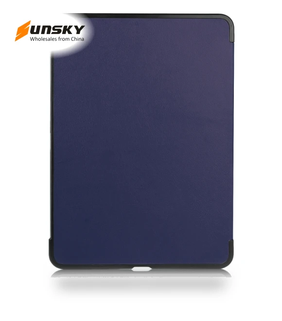 3-Fold Holder Smart Leather Tablet Case for iPad Air 13 2024 — Keyboard Cases, Custer