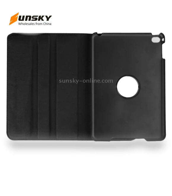 360 Degree Rotating Smart Leather Case with Holder for iPad mini 4 / mini 5 — Protective Cases, Litchi Texture