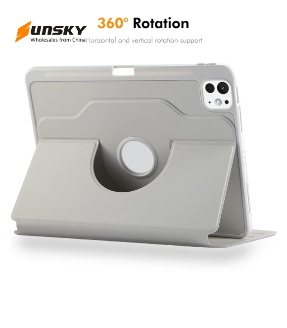 360 Rotation TPU Leather Smart Tablet Case for iPad Pro 11 — Protective Cases, ENKAY