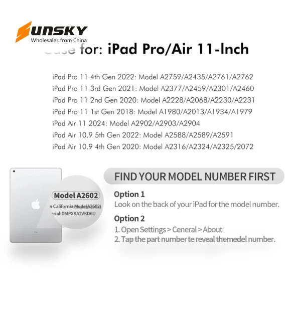 360 Rotation TPU Leather Smart Tablet Case for iPad Pro 11 — Protective Cases, ENKAY