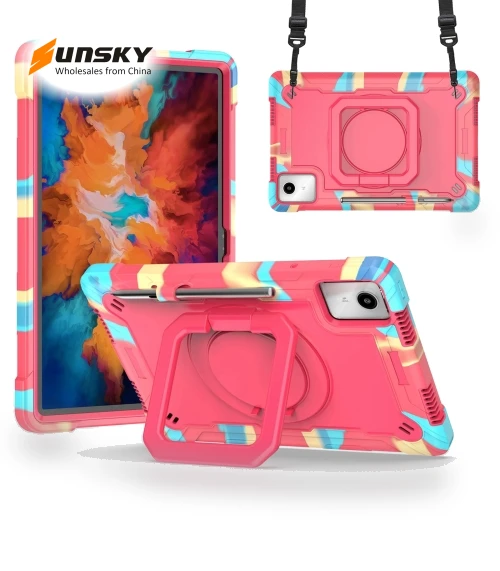 Handle Robot Silicone Hybrid PC Tablet Case for Lenovo Tab M11/Xiaoxin Pad 11 2024 — Bags, Lenovo