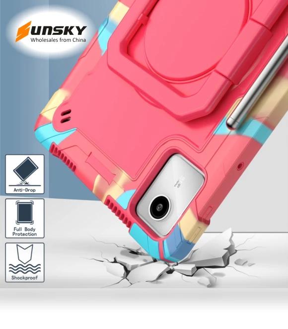 Handle Robot Silicone Hybrid PC Tablet Case for Lenovo Tab M11/Xiaoxin Pad 11 2024 — Bags, Lenovo