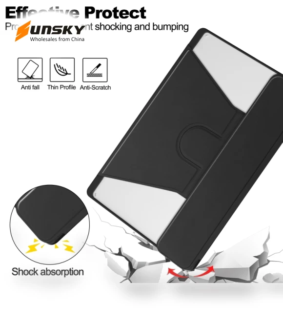 360 Rotation Transparent Smart Leather Case with Keyboard for Tablets — Keyboard Cases, Lenovo
