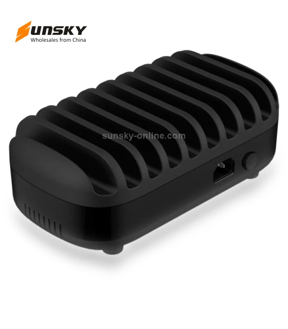 120W 10 USB Ports Smart Charging Station with Phone & Tablet Stand — Power Hubs, ORICO