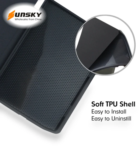 Retro Skin-feel Leather Smart Tablet Case for Pocketbook InkPad 4/Color2/3/PB743 — Protective Cases, Pocketbook