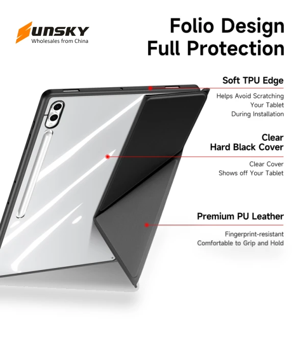 Magi Series Smart Leather Tablet Case for Samsung Galaxy Tab S10 Ultra — Keyboard Cases, DUX DUCIS