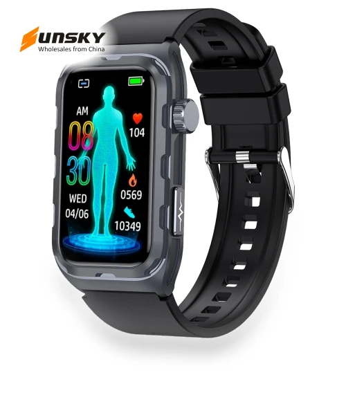 1.47 inch IP68 Waterproof Smart Watch with ECG and Blood Monitoring — Smartwatches, TK79