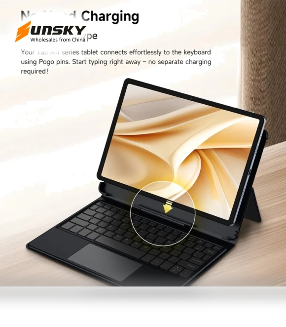 Pogo Pin Smart Keyboard & Tablet Leather Case — Keyboard Cases, Ulefone