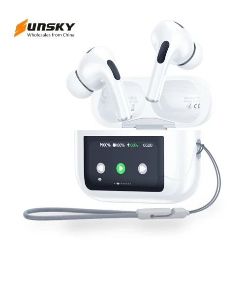 Smart Color Screen Noise Reduction Wireless Bluetooth Earphones — Audio Gear, WEKOME