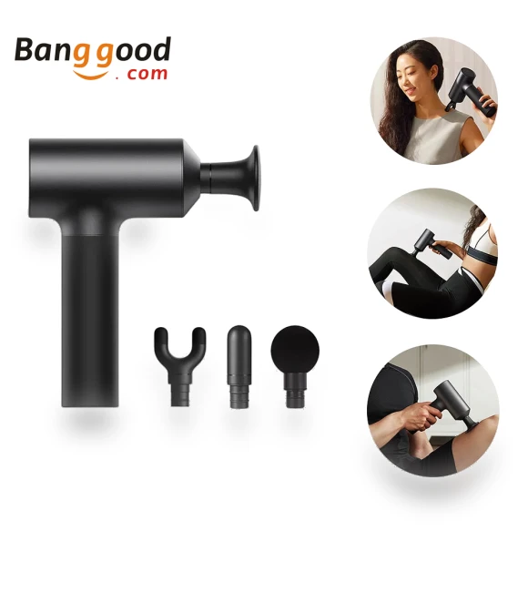 Smart Fascia Gun with Heating Pad, 3 Speed Modes, 3200rpm Brushless Motor — Muscle Stimulators, Xiaomi