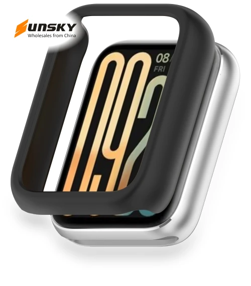 Half Coverage PC Hollow Watch Protective Case for Xiaomi Smart Band 9 Pro — Smartwatch Protectors, Xiaomi