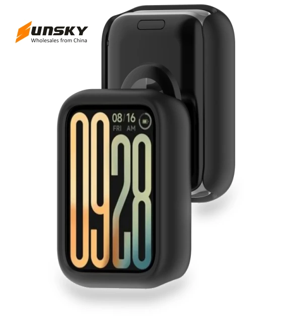 Half Coverage PC Hollow Watch Protective Case for Xiaomi Smart Band 9 Pro — Smartwatch Protectors, Xiaomi