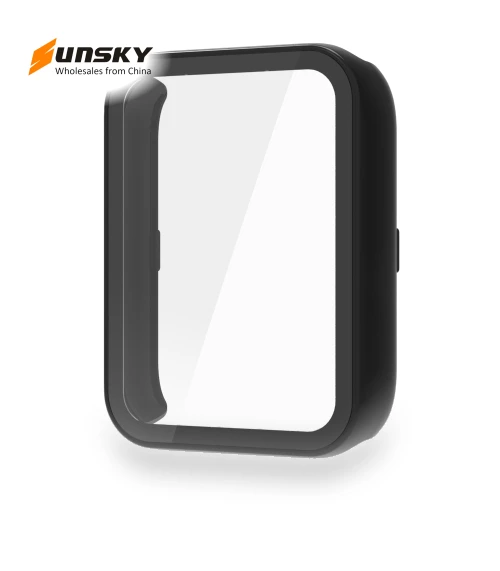 Tempered Film Integrated PC Watch Protective Case for Xiaomi Smart Band 9 Pro — Smartwatch Protectors, Xiaomi