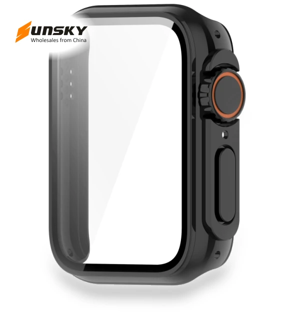 Tempered Film Integrated PC Watch Protective Case for Xiaomi Smart Band 9 Pro — Smartwatch Accessories, Xiaomi