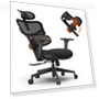Ergonomic Chair with Adaptive Lower Back Support — Back & Seat Cushions, NEWTRAL