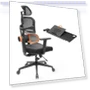 Ergonomic Chair with Detachable Workstation Desktop — Lumbar Supports, NEWTRAL