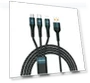 PD120W 3-in-1 Type-C Fast Charging Cable with Intelligent Temperature Control — Charging Solutions, AWEI