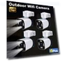2K HD Outdoor WiFi Cameras for Home Security - 4 Pack — Security Cameras