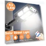 Solar Outdoor Lights with Motion Sensor, 99000lm, 43 LED Lamp Beads — Outdoor Security & Flood Lighting