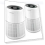 2 Pack H13 True HEPA Air Purifier for Home, Bedroom, Smoke, Dust, Odors, Pollen, Pet Dander — Electrostatic Air Purifiers, AIRTOK