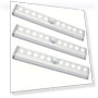 3 Pack Under Cabinet Lights, 10 LED Battery Operated Motion Sensor Light Indoor — Under-Cabinet Mounts