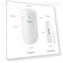Wireless Door Chime with 500ft Range, 52 Chime Options — Kits