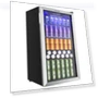126 Can Mini Beverage Refrigerator with Glass Door — Drink Coolers, EUHOMY