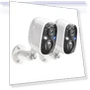 2K Wireless Outdoor Security Camera with Color Night Vision and AI Motion Detection — Motion Sensors, GMK