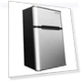 Mini Fridge with Freezer, 3.2 Cu.Ft, 2 Door, Adjustable Shelves — Mini Fridges, EUHOMY