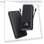 Portable Charger 33800mAh USB C Power Bank with Built-in Cables & AC Wall Plug — Charging Solutions