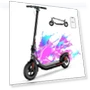 Electric Scooter Adults, 10" Tires, 500W Motor, 22Mph, Long Range, Folding E-Scooter with Dual Suspension — Electric Self-Balancing Scooters, SISIGAD