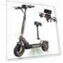 Electric Scooter with Seat 10" Off Road Pneumatic Tires Long Range Motorized e-Scooter — Electric Vehicles, IENYRID