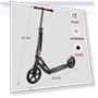Folding Adjustable Adult Scooter with Big Wheels — Push Scooters, LEEYV