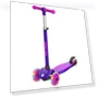 Kids Kick Scooter with LED Lighted Wheels and Adjustable Handlebars — Balance Bikes, Gotrax
