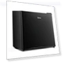 Compact Single Reversible Door Refrigerator, 1.6 Cubic Feet, Black — Mini Fridges, Midea