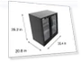 Double Door Refrigerator, Black, 7.4 Cubic Feet — Cooling Solutions, KoolMore