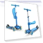 Kids Kick Scooter with LED Wheels and Adjustable Handlebars — Push Scooters, Gotrax
