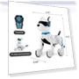Rechargeable Robot Dog - Interactive Smart Robo Dog for Kids — Interactive Figures & Robots, Top Race