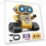 Remote Control Robot Toy with Gesture Sensing and Auto-Demo — Interactive Figures & Robots, Hamourd