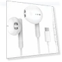 USB C Headphones with Microphone and Volume Control — In-Ear Headphones, BENEWY