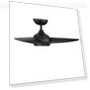 3-Blade Smart Home Ceiling Fan with LED Light Kit — Ceiling Fan Wall Controls, WAC Lighting
