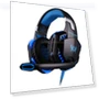 Over-ear Gaming Headset with Mic and LED Light — On-Ear Headphones, KOTION EACH