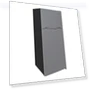 Apartment Refrigerator Freestanding Dual Door Design Fridge with Top Freezer — Mini Fridges, West Bend
