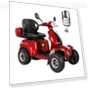 Heavy Duty 4-Wheel 3-Speed Medical Electric Golf Mobility Scooter — Push Scooters, Xmatch