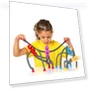 Sensory Robot Toys 4pk - Top Pop Tubes Fidget — Stress Relievers, NUTTY TOYS
